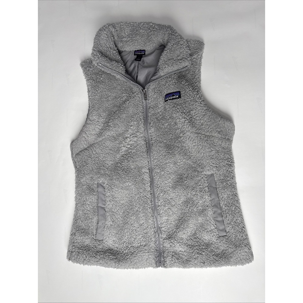 Patagonia Women's Los Gatos Fleece Vest Full Zip Gray Size Small STY25216